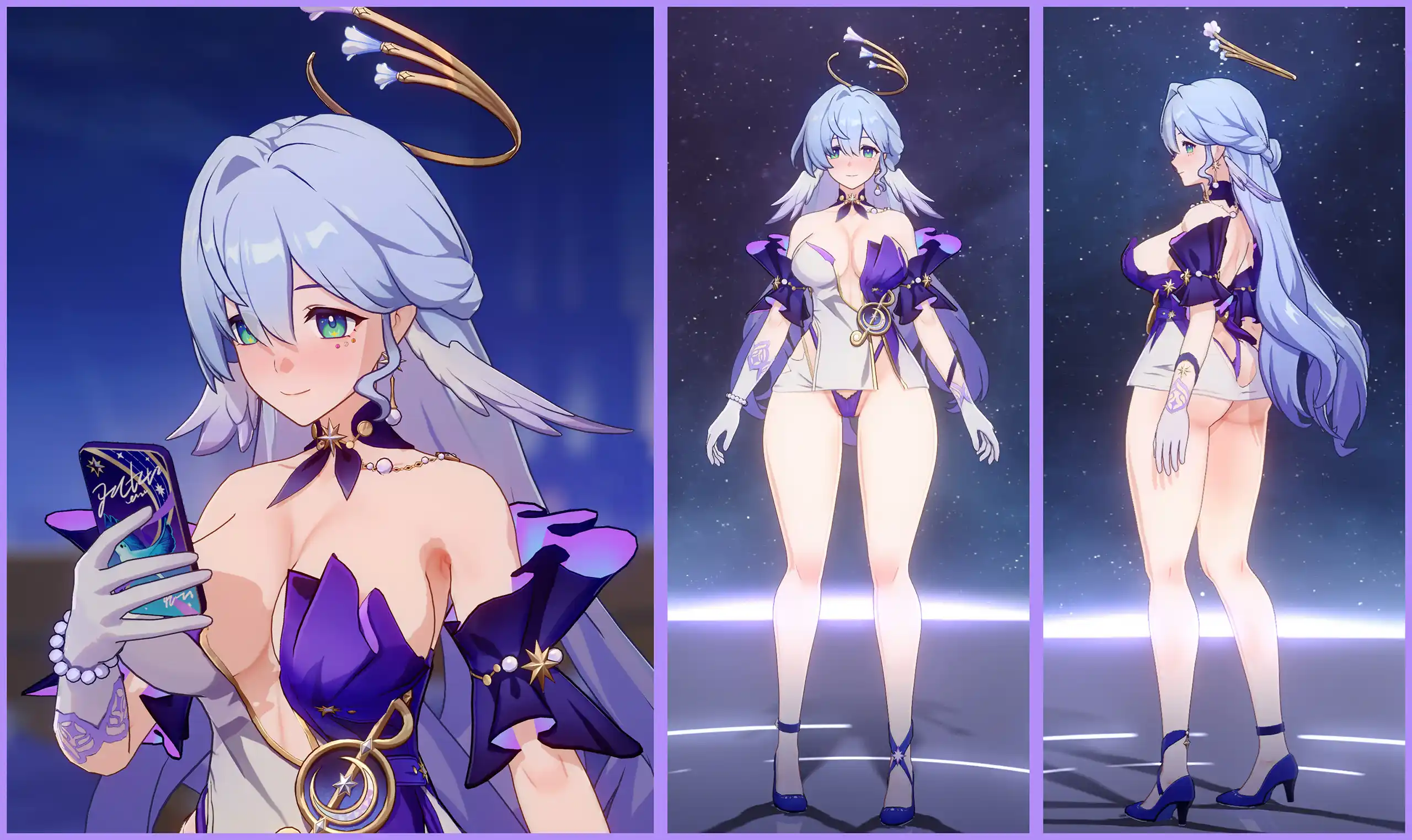 崩壊スターレイル ロビン mod Robin | Mini-Dress, Exposed, Nude