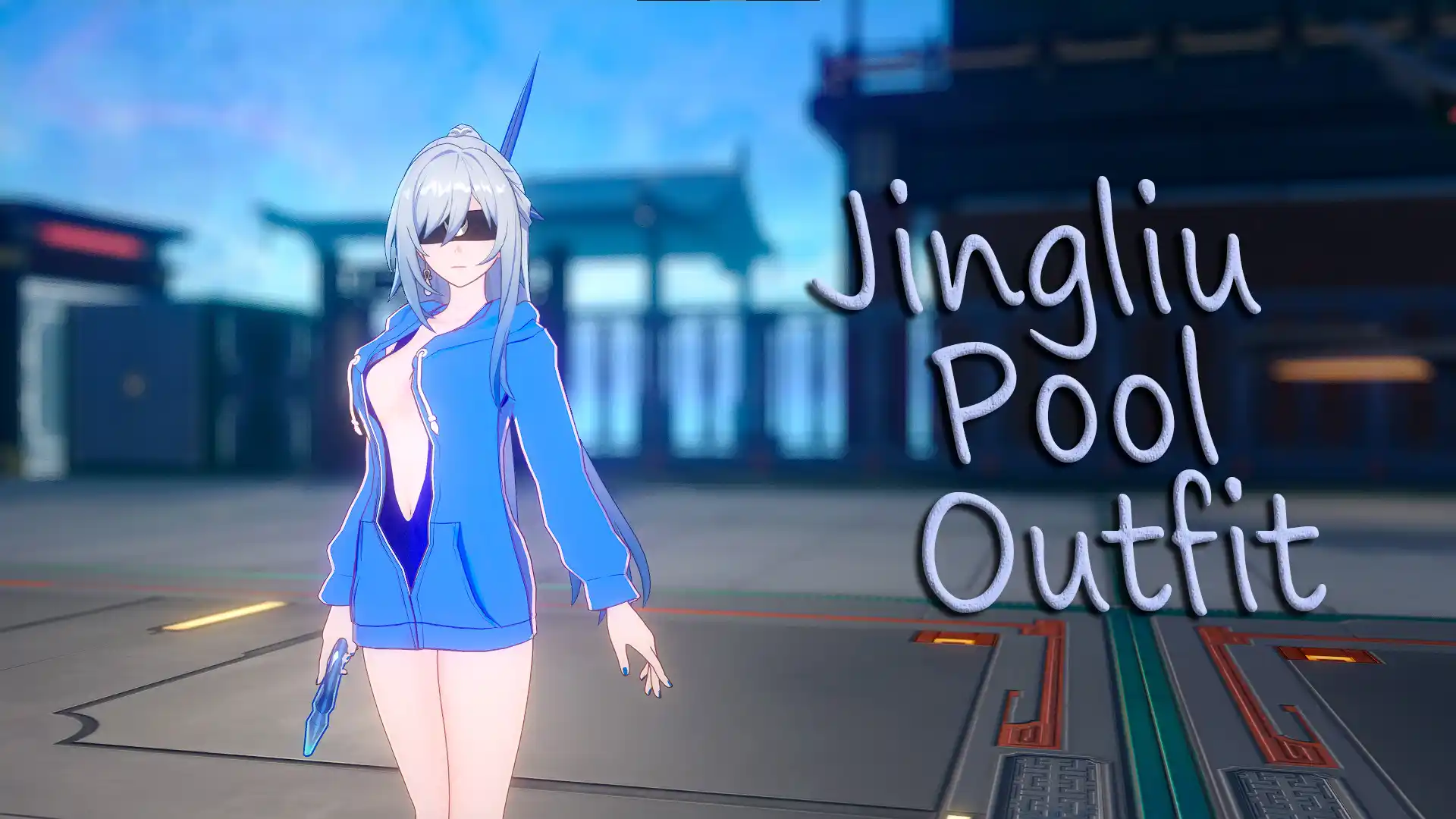 崩壊スターレイル 鏡流 mod Jingliu Pool Outfit
