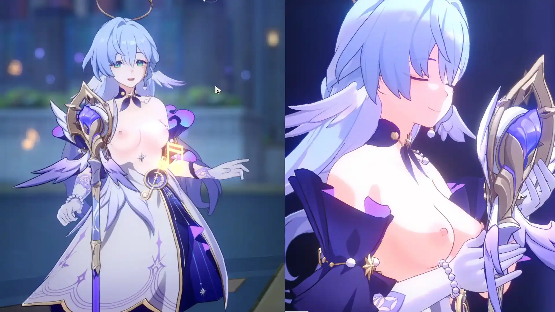 崩壊スターレイル ロビン mod Robin Nude/Half Nude NSFW