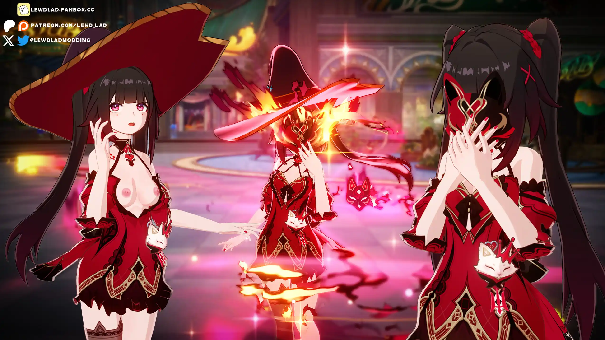 崩壊スターレイル 花火 mod Sparkle Trickster Witch Lewd Toggles