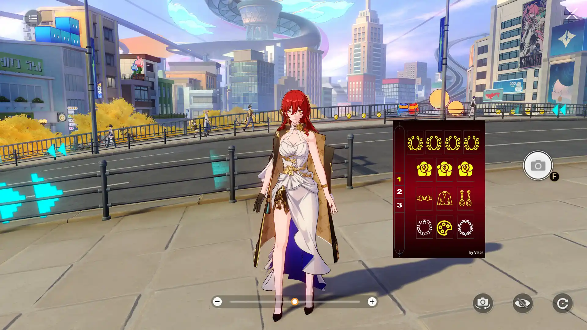 崩壊スターレイル 姫子 mod Himeko Outfit Customizer (Toggle Parts + Color Opt