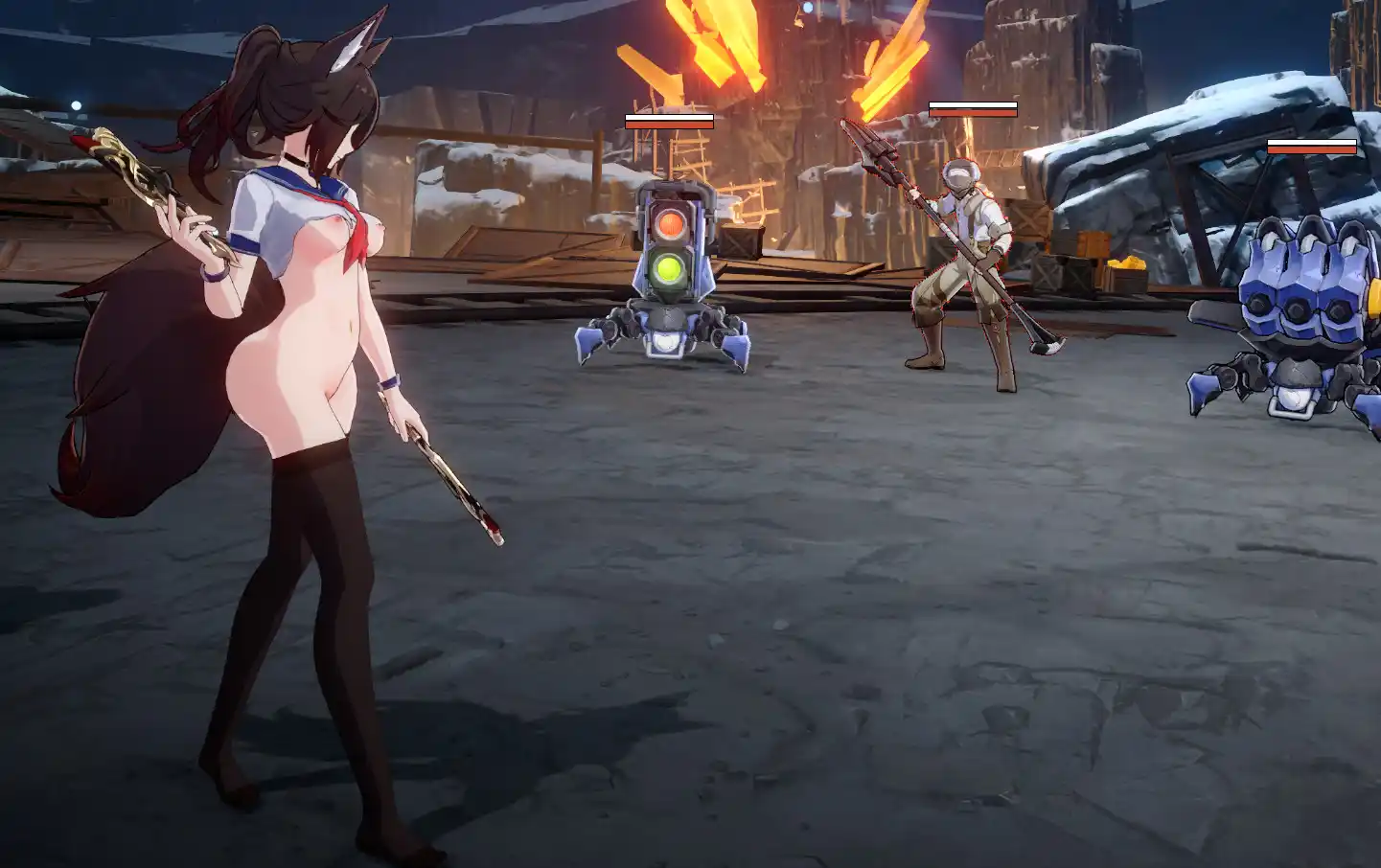 崩壊スターレイル 停雲 mod Tingyun JK SFW&NSFW
