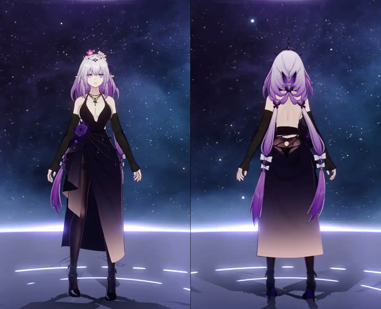 崩壊スターレイル キャストリス mod Castorice evening dress Lewd order switch