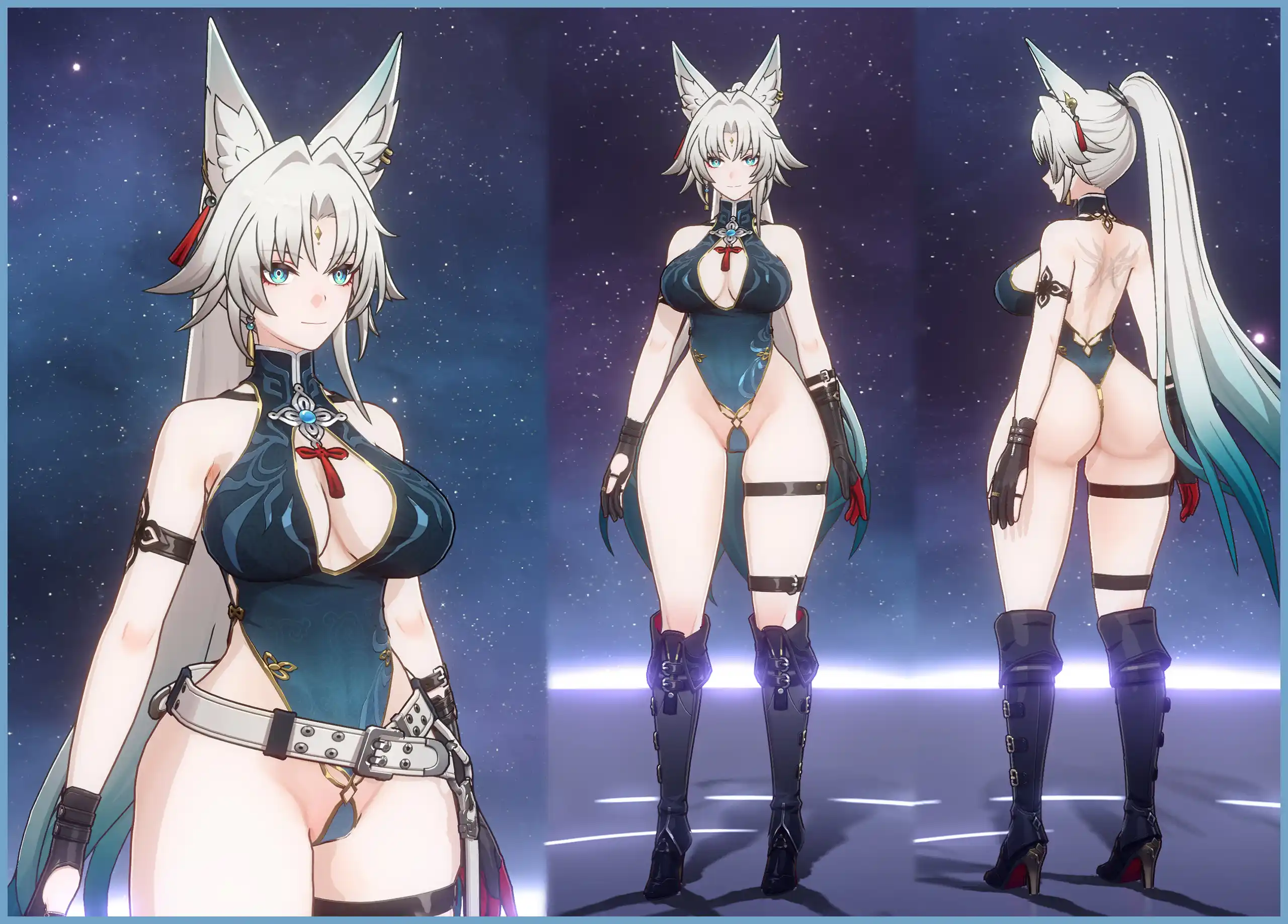 崩壊スターレイル 飛霄 mod Feixiao | Leotard, Exposed, Nude