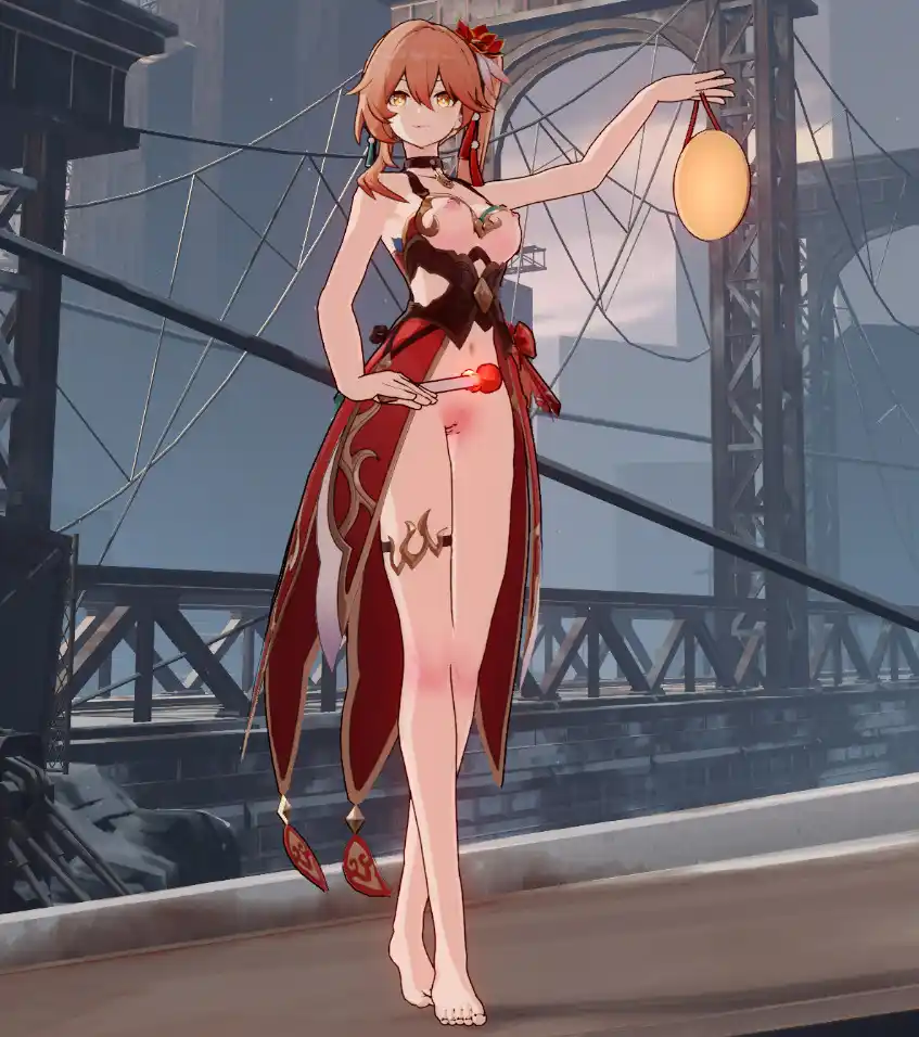 崩壊スターレイル 桂乃芬 mod Guinaifen nude&halfnude