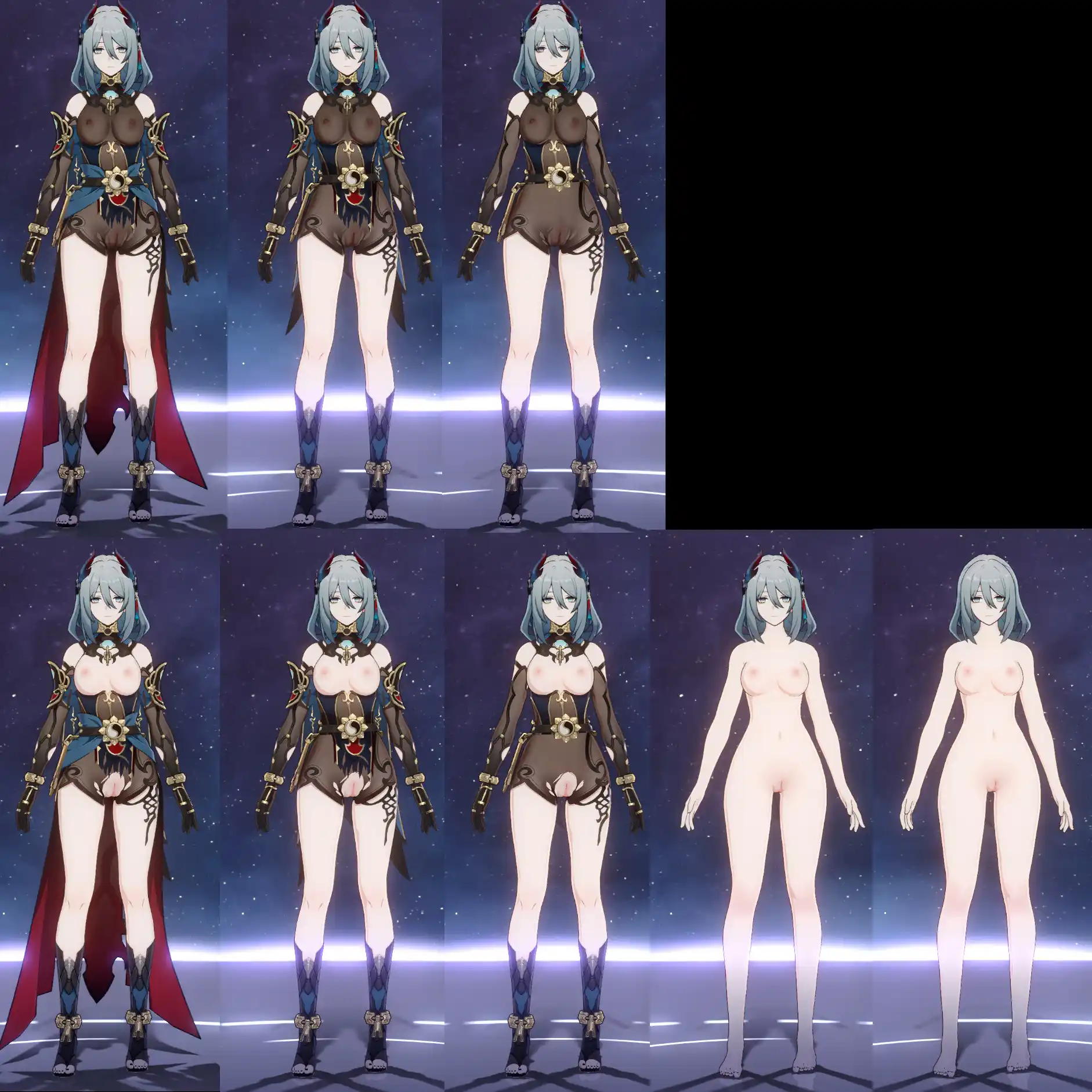 崩壊スターレイル 寒鴉 mod HanyaNudeMOD(toggle)