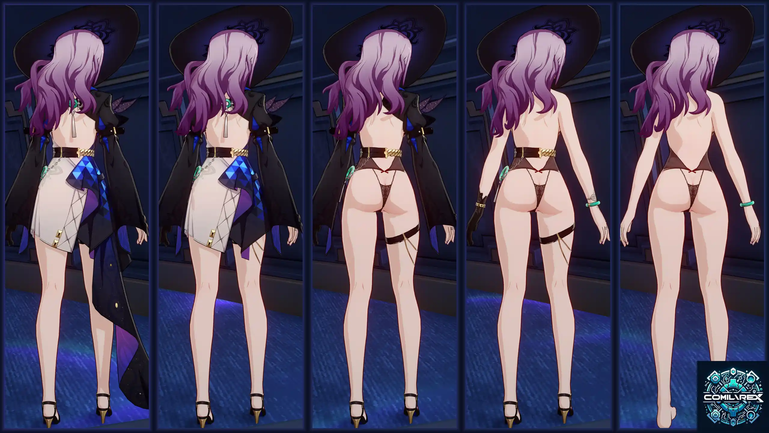 崩壊スターレイル ジェイド mod 4K Jade 2in1 Lingerie + Thighhighs!