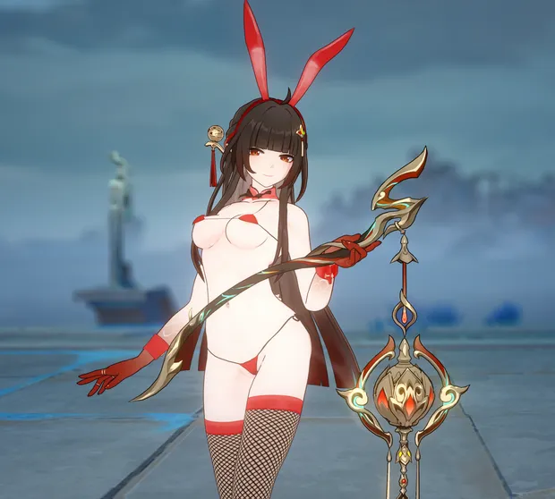 崩壊スターレイル 霊砂 mod Lingsha nude&halfnude