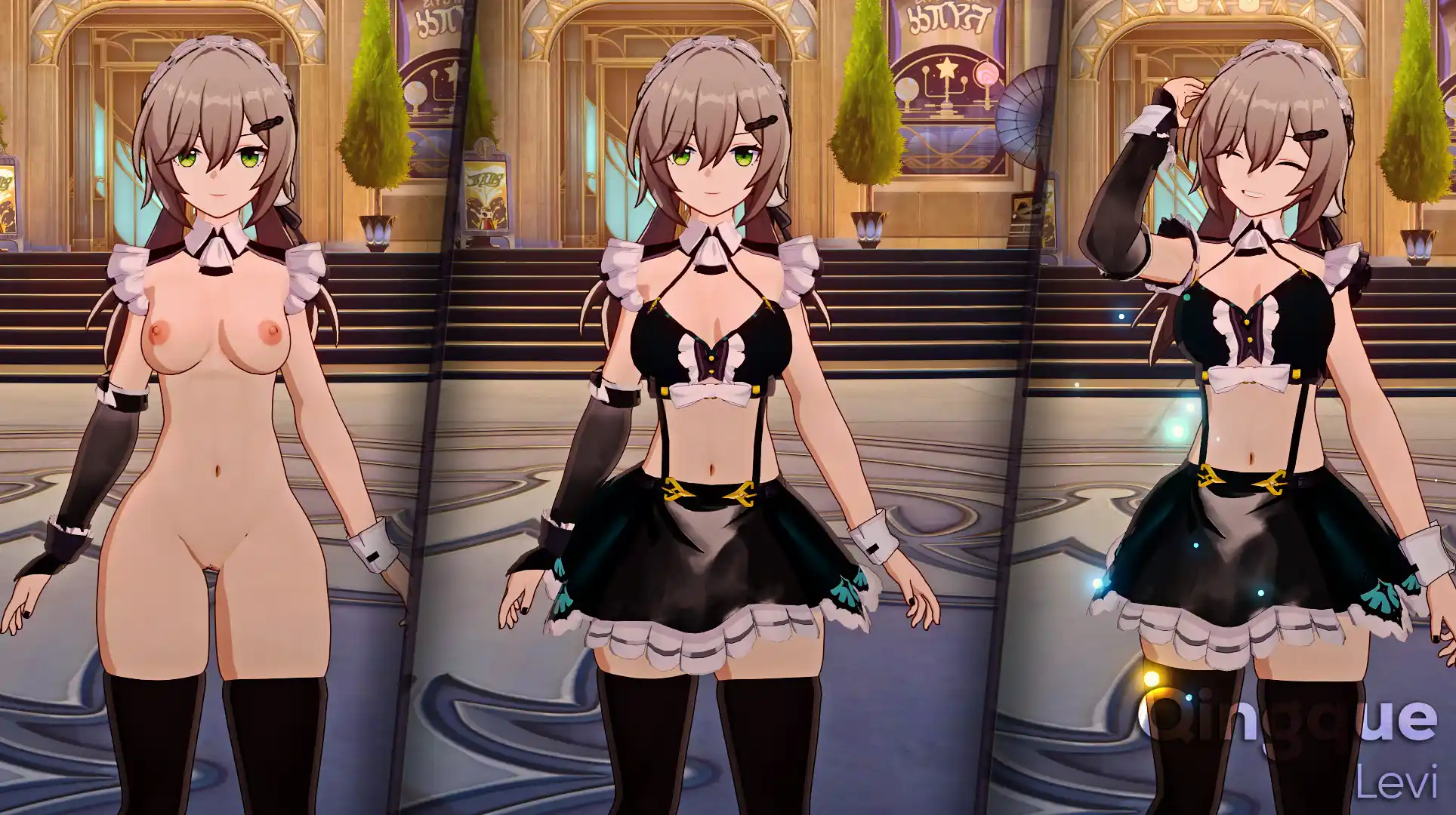 崩壊スターレイル 青雀 mod Qingque | Maid Outfit