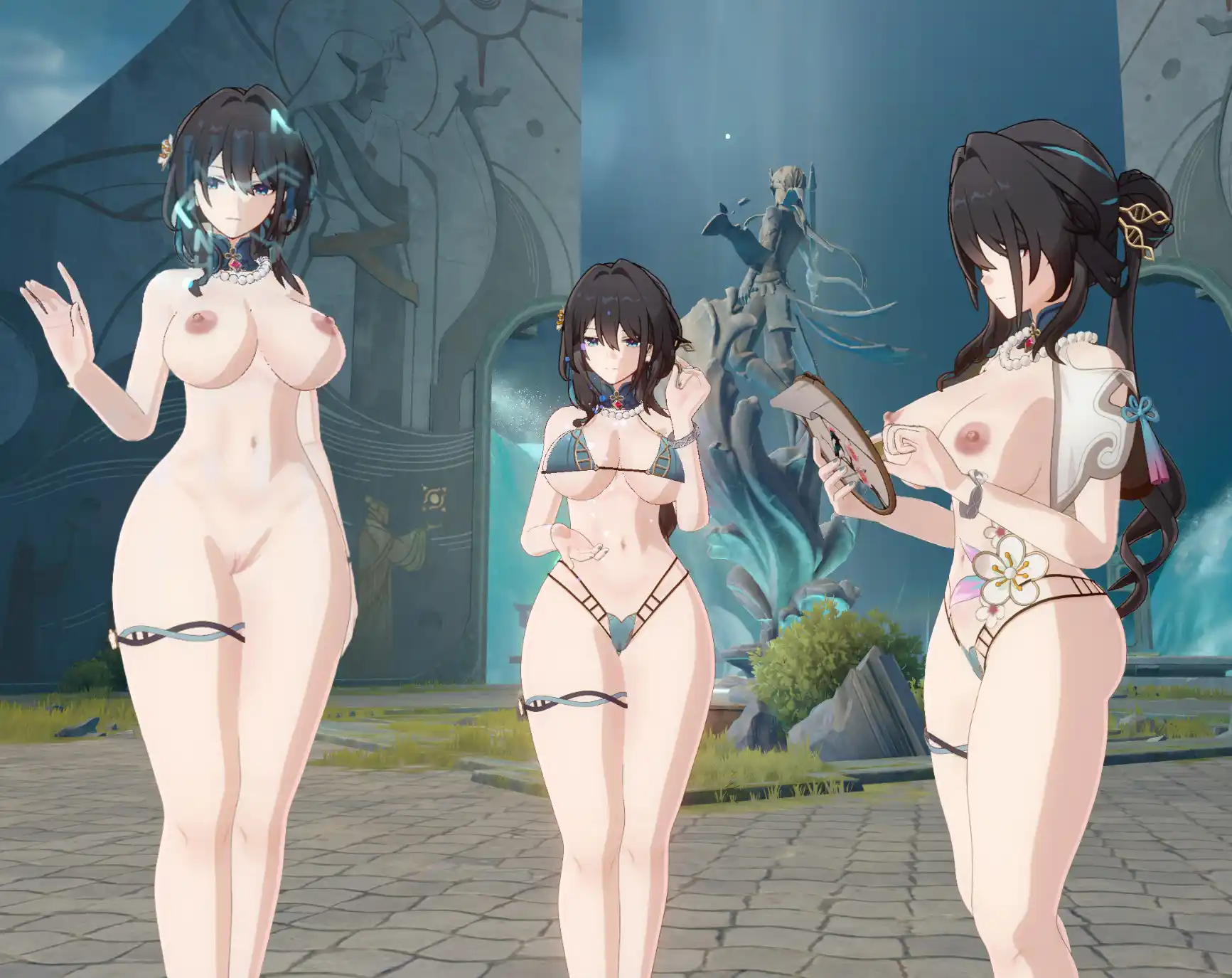 崩壊スターレイル ルアン・メェイ mod Ruan Mei Bikini Vixen Thicc Multi-Toggle