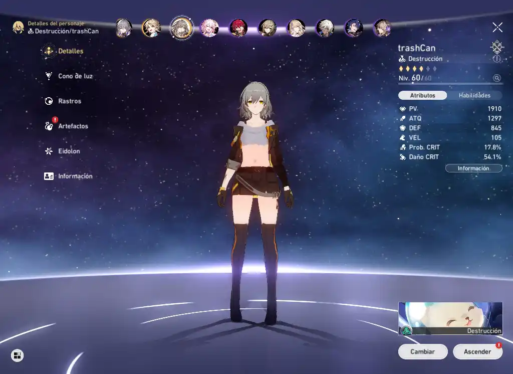 崩壊スターレイル 星 mod Stelle Alternative outfit
