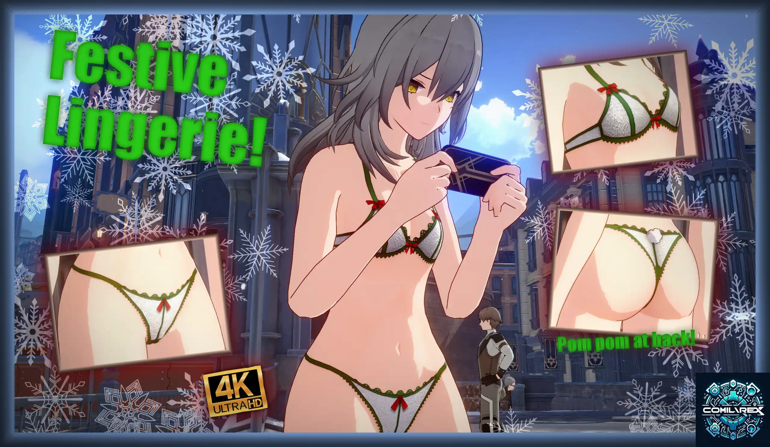 崩壊スターレイル 星 mod Stelle Festive Lingerie 4K!