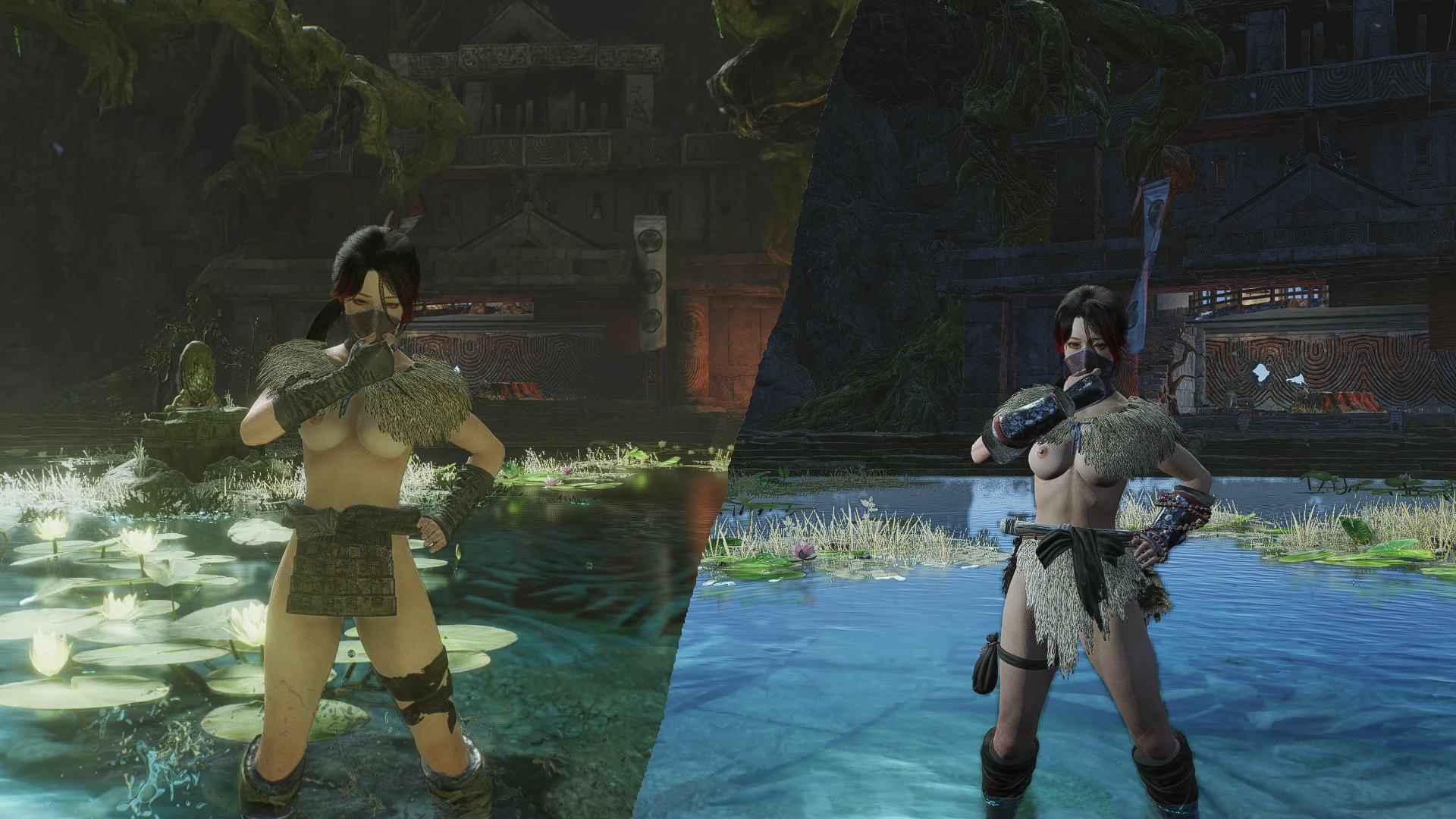 仁王3 mod Skimpy Lone Wolf's Cuirass and Waistguard and Thief's Waistguard
