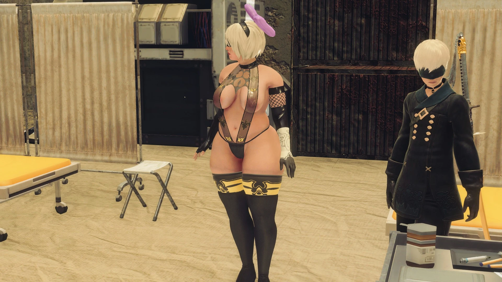 ニーアオートマタ 2B mod 2BBW - Slingkini