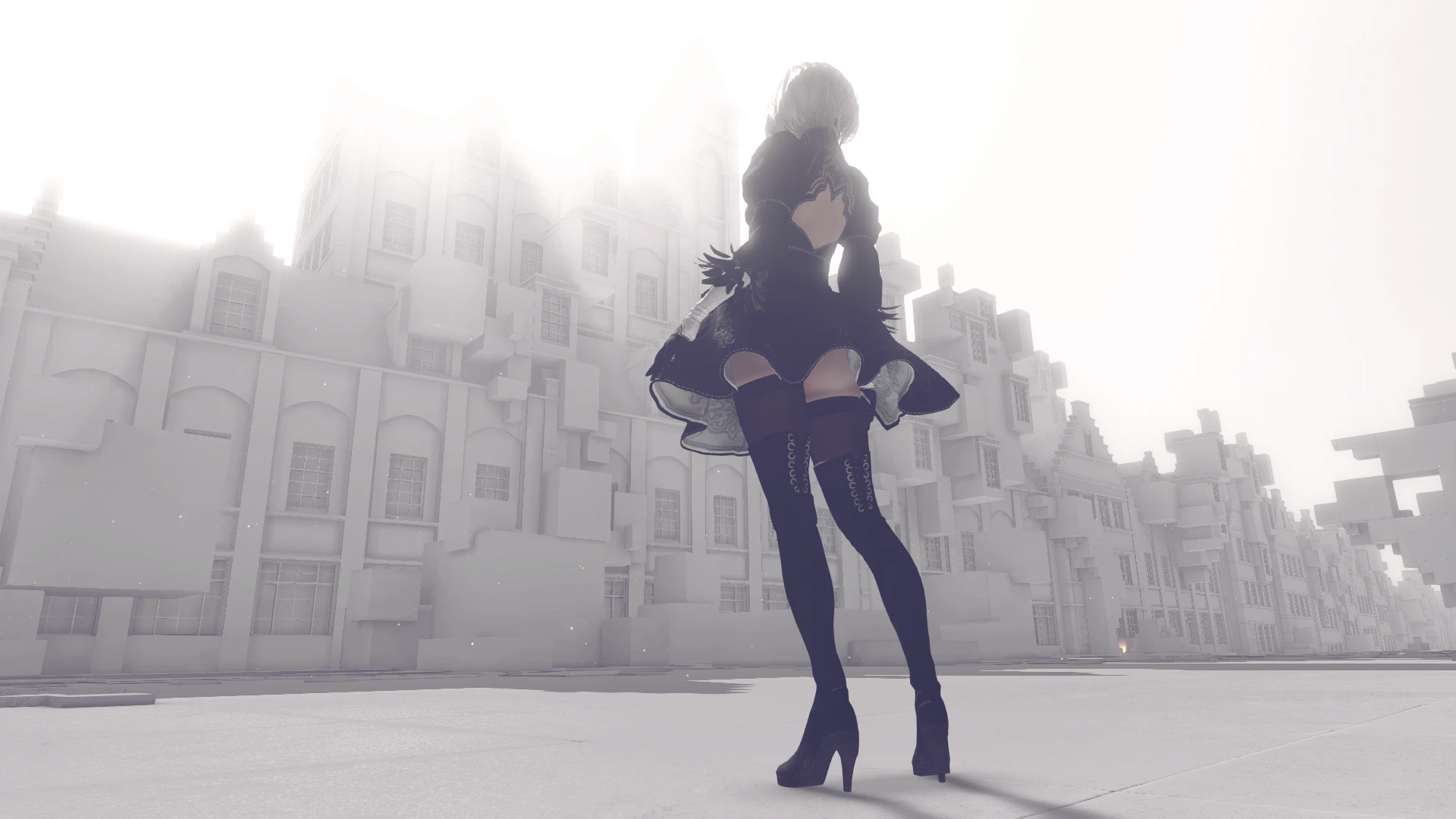 ニーアオートマタ 2B mod 2B Shortened Skirt - 2BBE and Androids Remastered