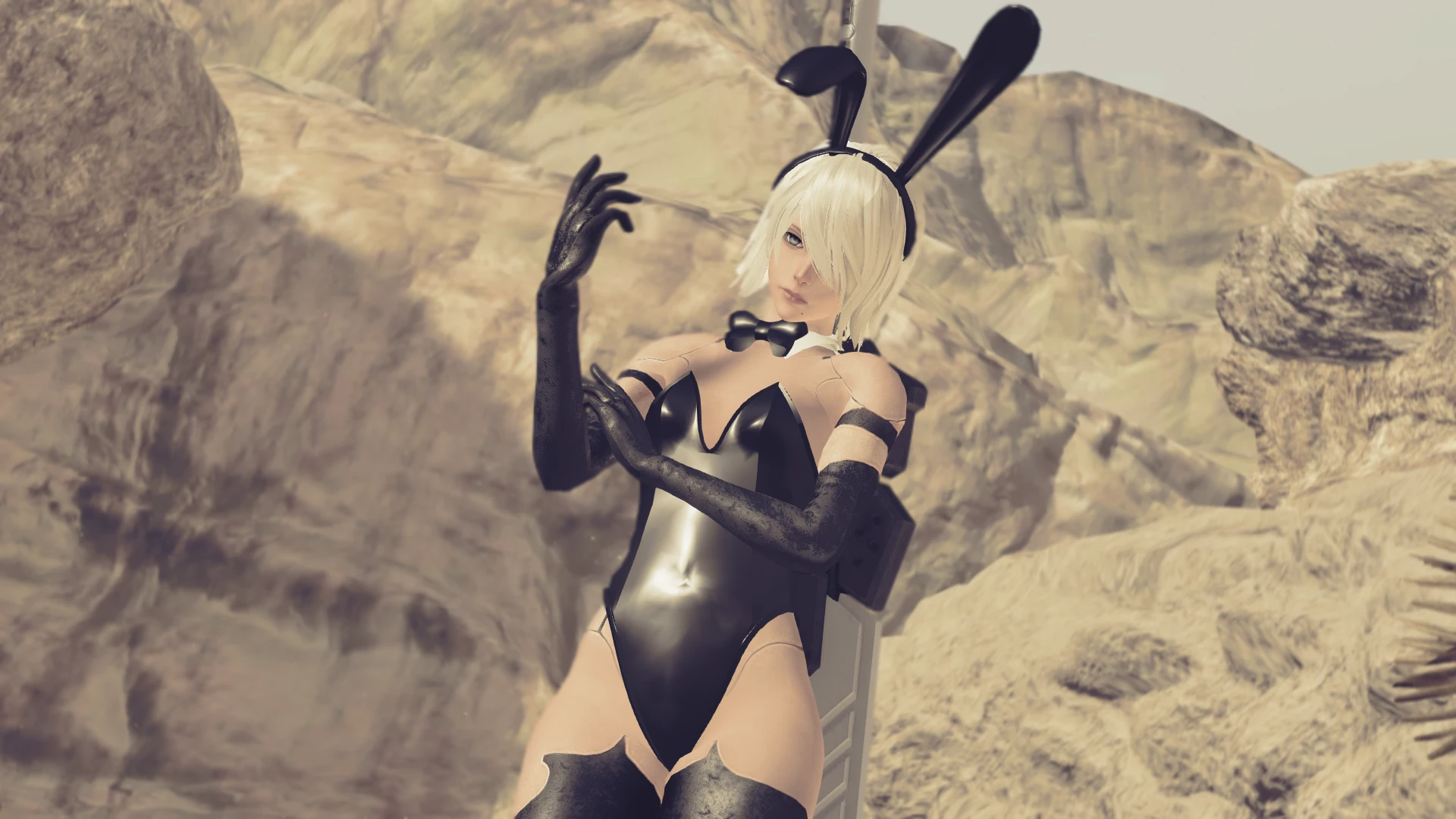 ニーアオートマタ A2 mod A2 Bunny Girl
