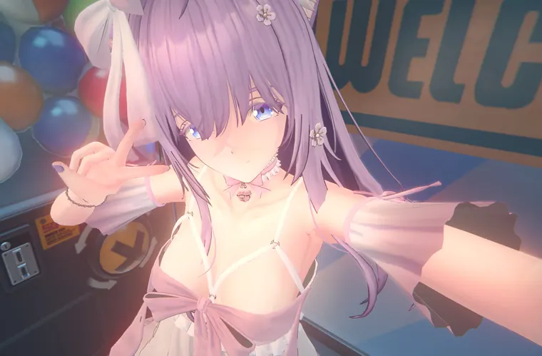 ゼンレスゾーンゼロ リン mod Belle catgirl lingerie