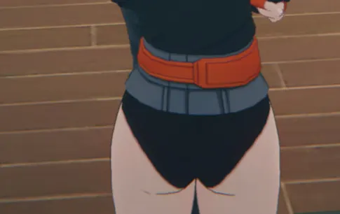 ゼンレスゾーンゼロ リン mod Belle with black underwear