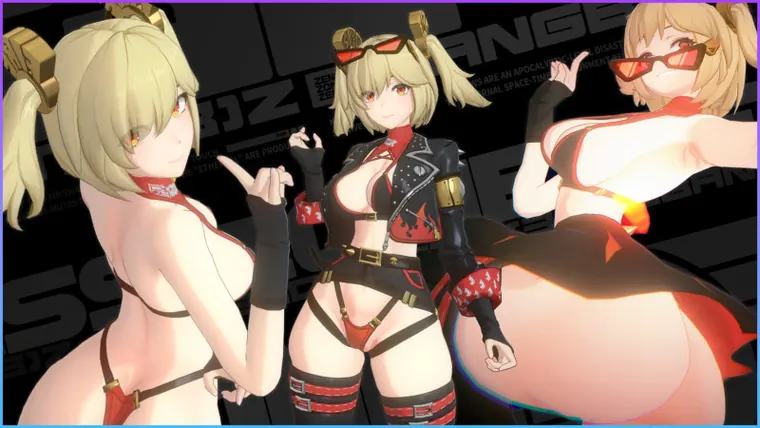 ゼンレスゾーンゼロ バーニス mod Burnice | Enhanced,Bikini,Pasties,Nude