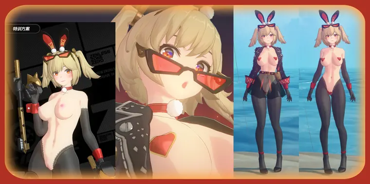 ゼンレスゾーンゼロ バーニス mod Burnice White-Reverse Bunny-NSFW