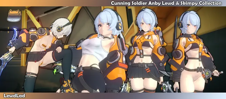 ゼンレスゾーンゼロ 0号・アンビー mod Cunning Soldier Anby Skimpy &amp; Lewd Collection