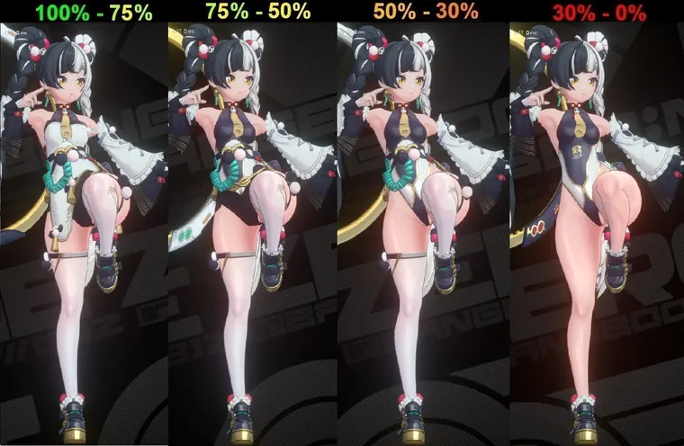ゼンレスゾーンゼロ ダイアリン mod Dialyn Bottom Heavy - Clothing Break(SFW)+(NSFW)