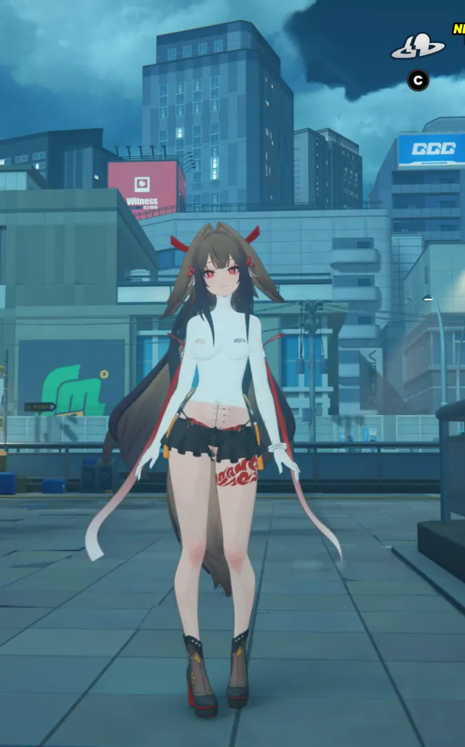 ゼンレスゾーンゼロ 葉瞬光 mod 叶瞬光-泳装原皮合并NSFW Suit