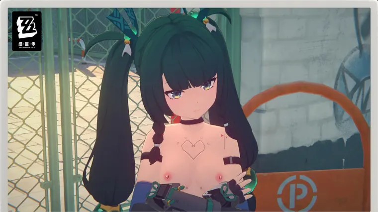 ゼンレスゾーンゼロ 青衣 mod 青衣半裸, QingYi half nude