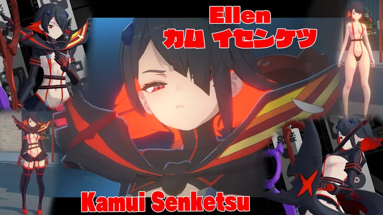 ゼンレスゾーンゼロ エレン mod Ellen with Senketsu!(NSFW and Toggles)