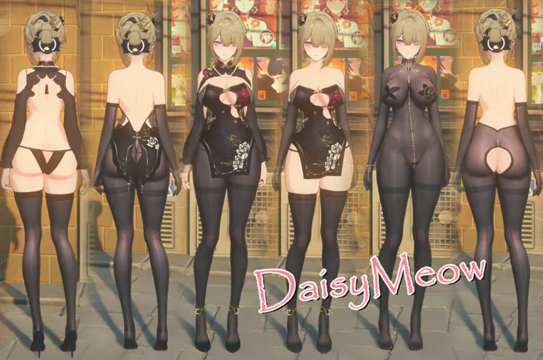 ゼンレスゾーンゼロ イヴリン mod Evelyn Qipao NSFW
