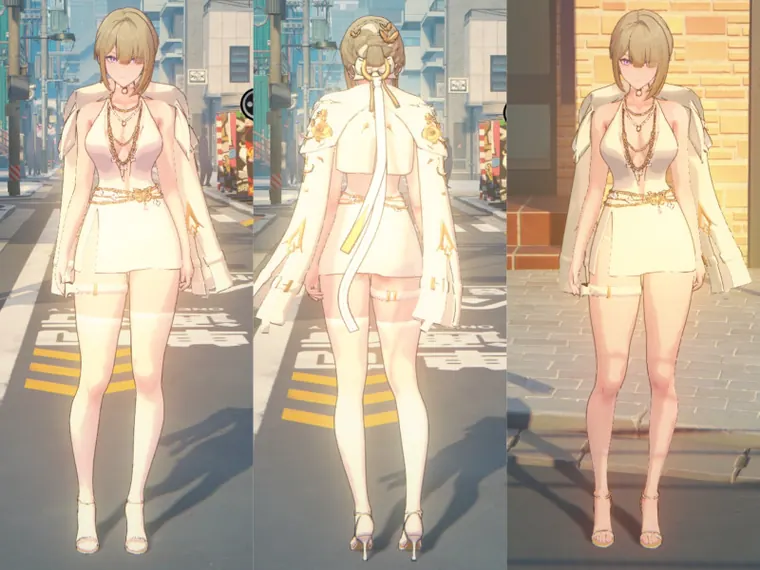 ゼンレスゾーンゼロ イヴリン mod Evelyn - Short Formal Dress NSFW