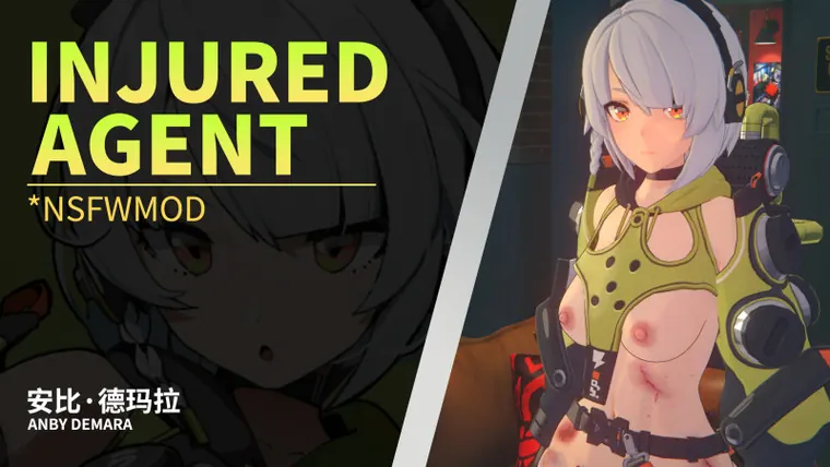 ゼンレスゾーンゼロ アンビー mod Injured agent Anby(nsfw)