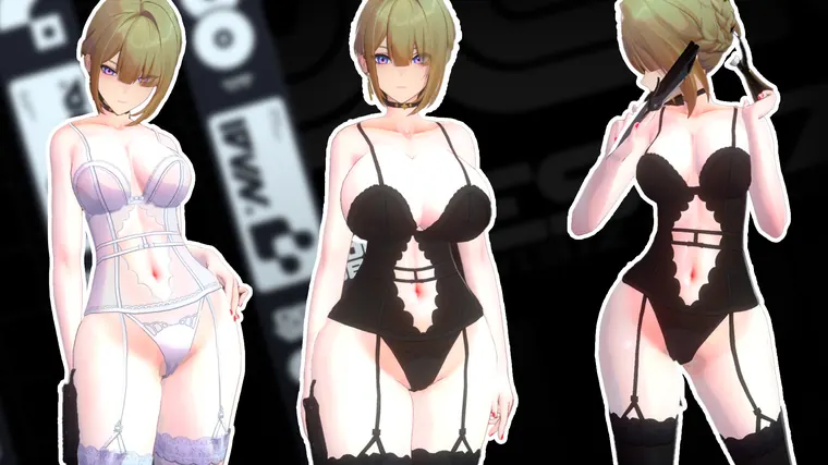 ゼンレスゾーンゼロ イヴリン mod Lingerie Evelyn