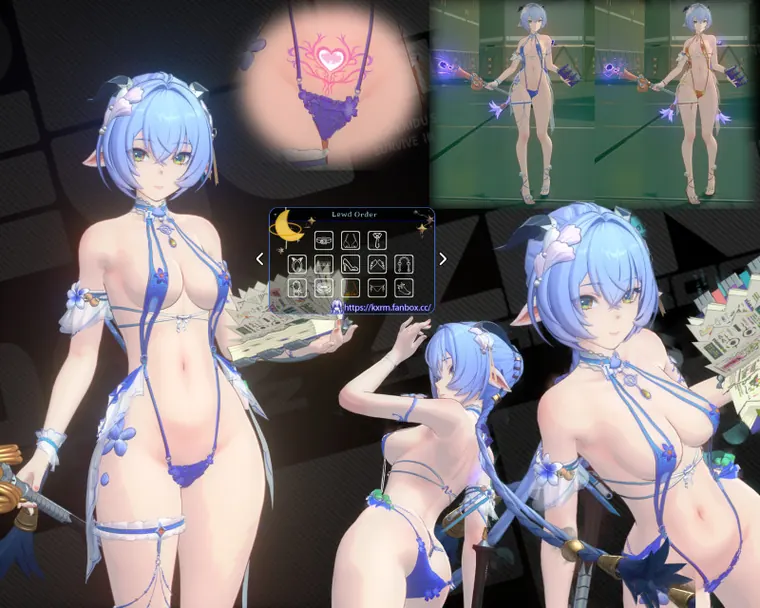 ゼンレスゾーンゼロ ルシア mod Lucia Bikini Lewd Order Swtich