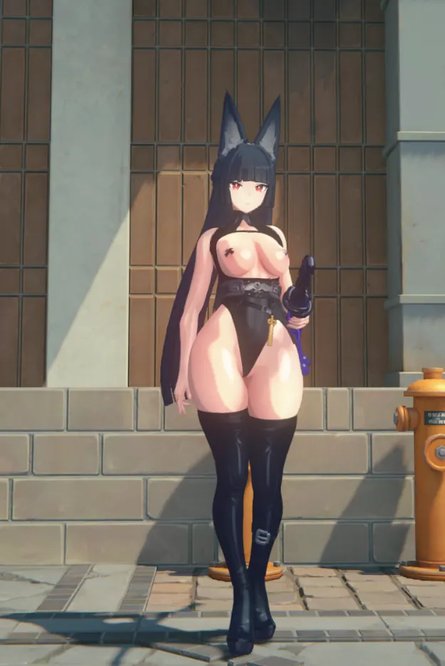 ゼンレスゾーンゼロ 雅 mod Miyabi - Bottom Heavy (NSFW)