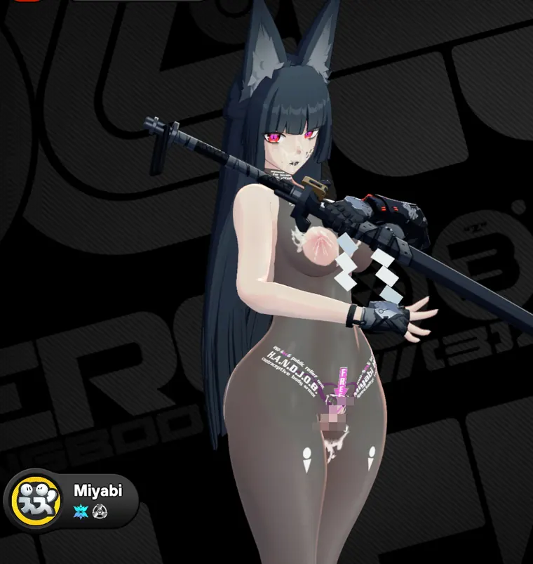 ゼンレスゾーンゼロ 雅 mod Miyabi - Bottom Heavy (NSFW)