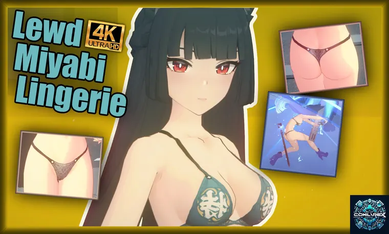 ゼンレスゾーンゼロ 雅 mod Miyabi Lewd Lingerie 4K