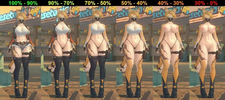 ゼンレスゾーンゼロ プルクラ mod Pulchra Bottom Heavy - Clothing Break(NSFW)+(SFW)