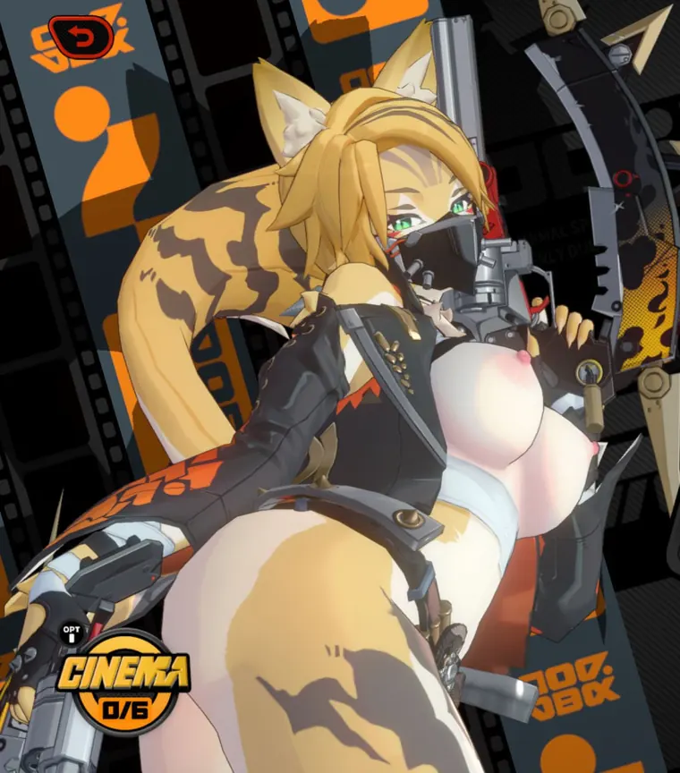ゼンレスゾーンゼロ プルクラ mod Pulchra nude, kitty's out