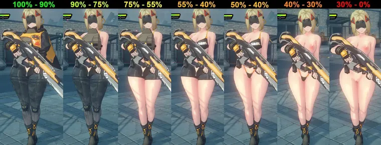 ゼンレスゾーンゼロ トリガー mod Trigger Bottom Heavy - Clothing Break(NSFW)+(SFW)