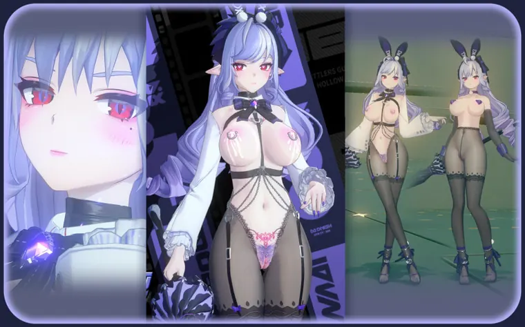 ゼンレスゾーンゼロ ビビアン mod Vivian-Bondage &amp; Reverse Bunny-NSFW