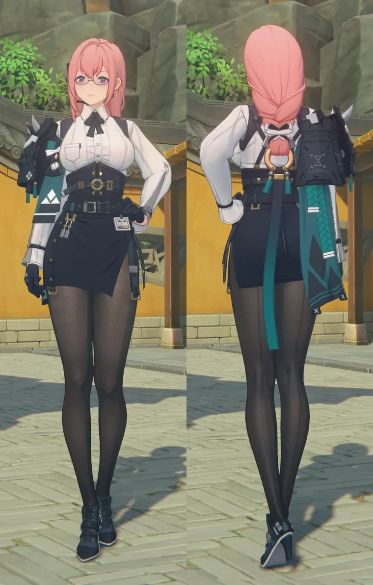 ゼンレスゾーンゼロ 柳 mod Yanagi with pantyhose