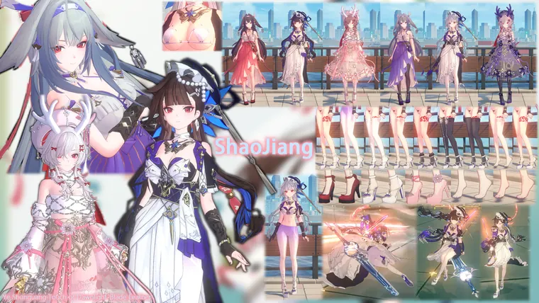 ゼンレスゾーンゼロ 葉瞬光 mod Ye Shunguang·Touch of Dawnlight-Blade Feather-NSFW