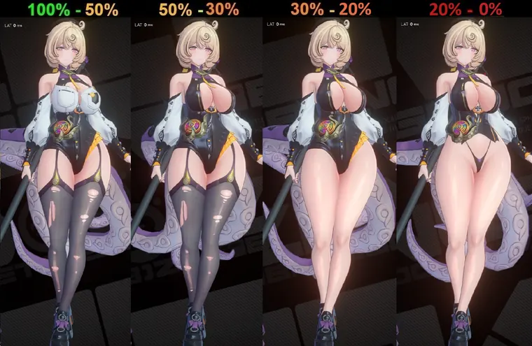 ゼンレスゾーンゼロ イドリー mod Yidhari Bottom Heavy - Clothing Break(SFW)+(NSFW)