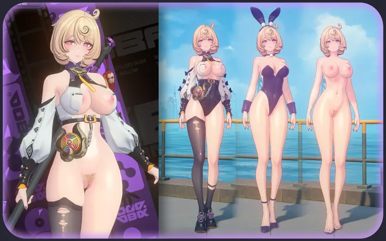 ゼンレスゾーンゼロ イドリー mod Yidhari-OG&amp;Charming Bunny-NSFW