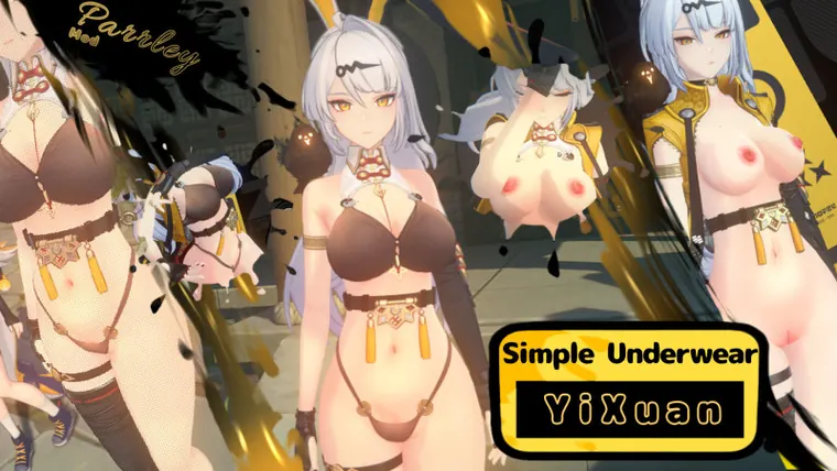 ゼンレスゾーンゼロ 儀玄 mod YiXuan Simple Underwear &amp; Nude