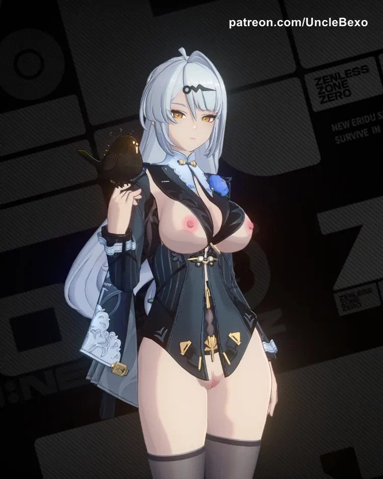 ゼンレスゾーンゼロ 儀玄 mod Yixuan Skin Half Nude