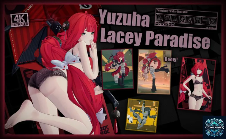 ゼンレスゾーンゼロ 柚葉 mod Yuzuha "Lacey Paradise" Underwear 4K + Dressup