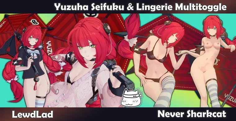 ゼンレスゾーンゼロ 柚葉 mod Yuzuha Seifuku and Lingerie Multitoggle