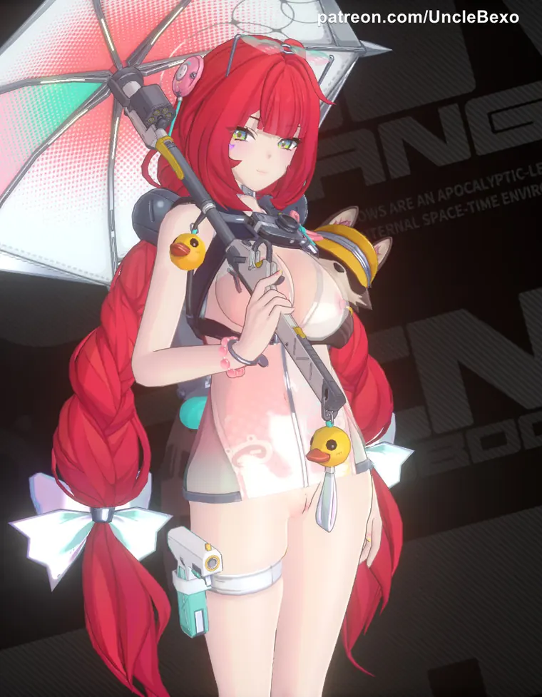 ゼンレスゾーンゼロ 柚葉 mod Yuzuha Skin Half Nude